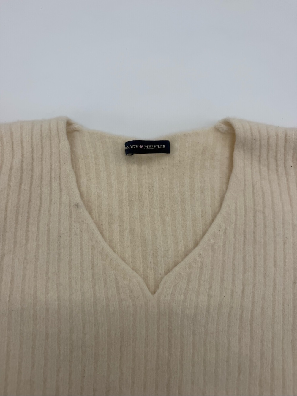 Brandy Melville Ribbed Wool Blend Sweater - Picture 4 of 10